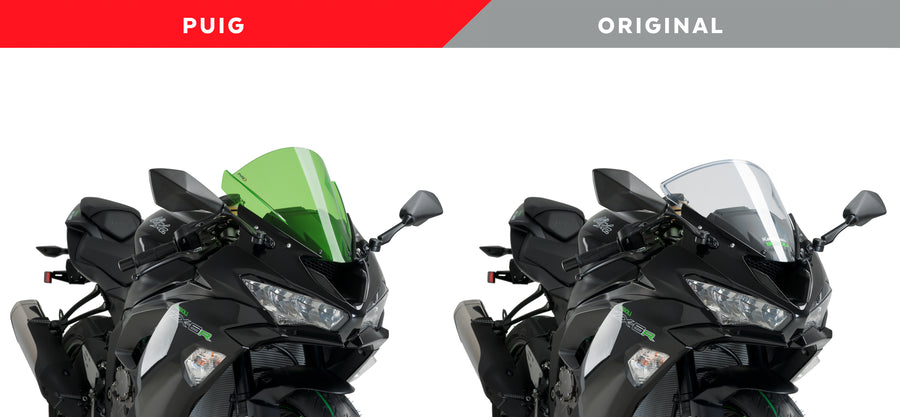 KAWASAKI ZX-6R NINJA [2018] – Z-Racing Scheibe – Schwarz