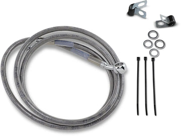 harley davidson fxsts [DRAG SPECIALTIES] - Extended Stainless Steel Brake Line Kit - 0