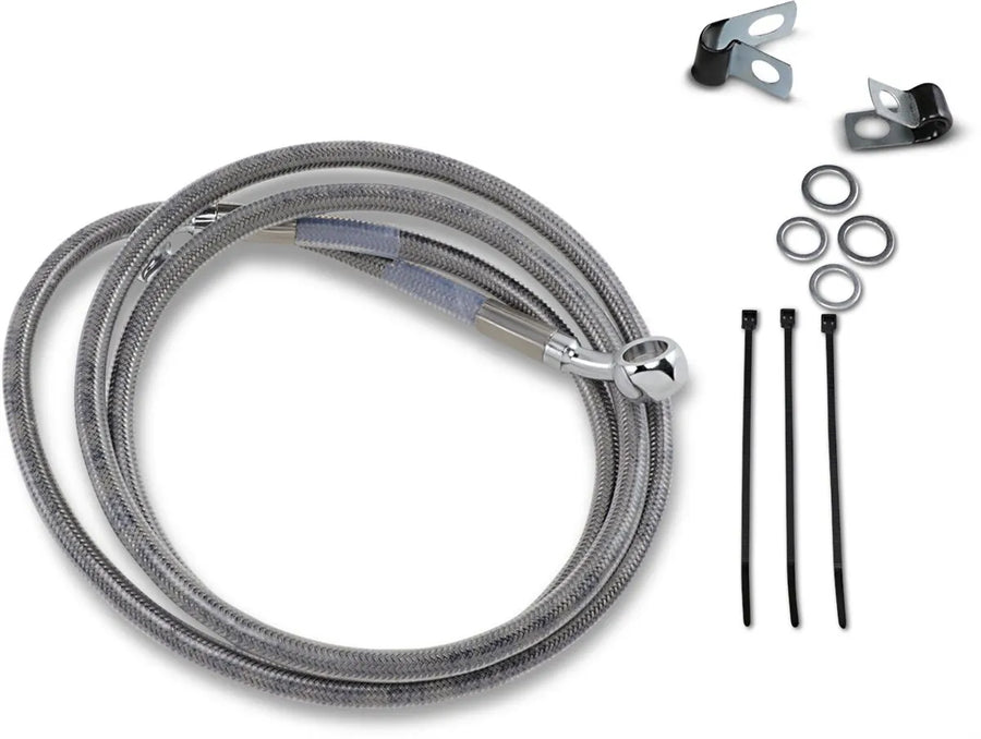 harley davidson fxsts [DRAG SPECIALTIES] - Uitgebreide roestvrijstalen remleidingset