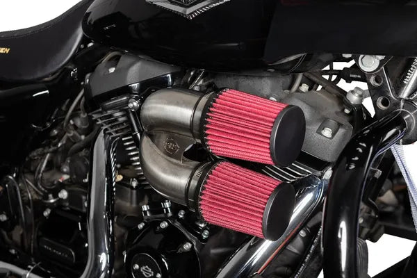 Harley-Davidson FLHTCUTG 1868 Tri Glide Ultra 114 [2025] - Tuned Induction Luftfilterkit – Oberfläche: Silber – Bild 10