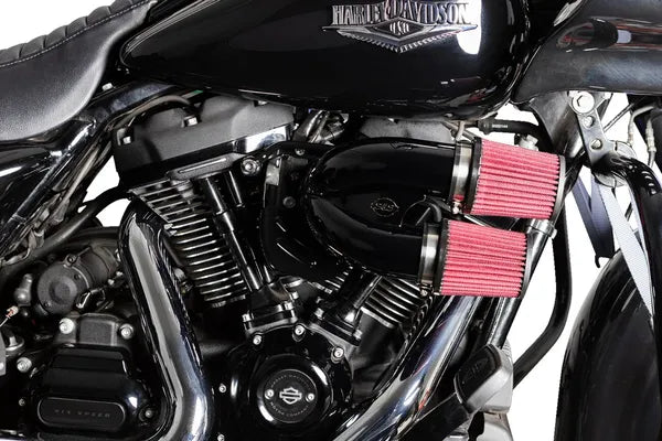 Harley-Davidson FLSTFI 1923 Softail Fat Boy Gray Ghost 117 [2025] - Tuned Induction Luftfilterkit – Oberfläche: Schwarz – Bild 8