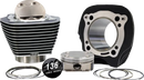 Harley-Davidson FLTRXRRSE 2147 Road Glide RR CVO 131 [2025] - 132" Hochverdichtungs- / 136" Big Bore Kit – Oberfläche: Schwarz, Hervorgehobene Lamellen – Merkmal: +8,5 cm³ Kuppelvolumen – Bild 2