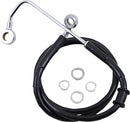 harley davidson fxsb [DRAG SPECIALTIES] - Verlengde roestvrijstalen remleiding-2