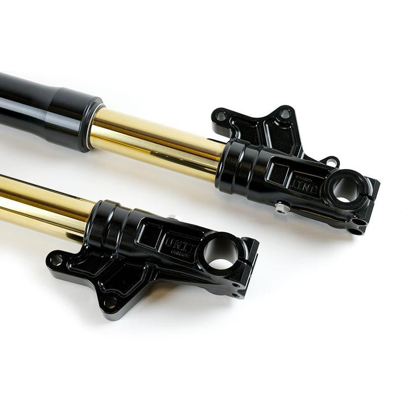 BMW R nineT 1200 Urban G/S (hoher Auspuff) [2017-2023] - Öhlins USD-Gabelsatz + Einheit Garagenplatten und -füße (Standardhöhe)
