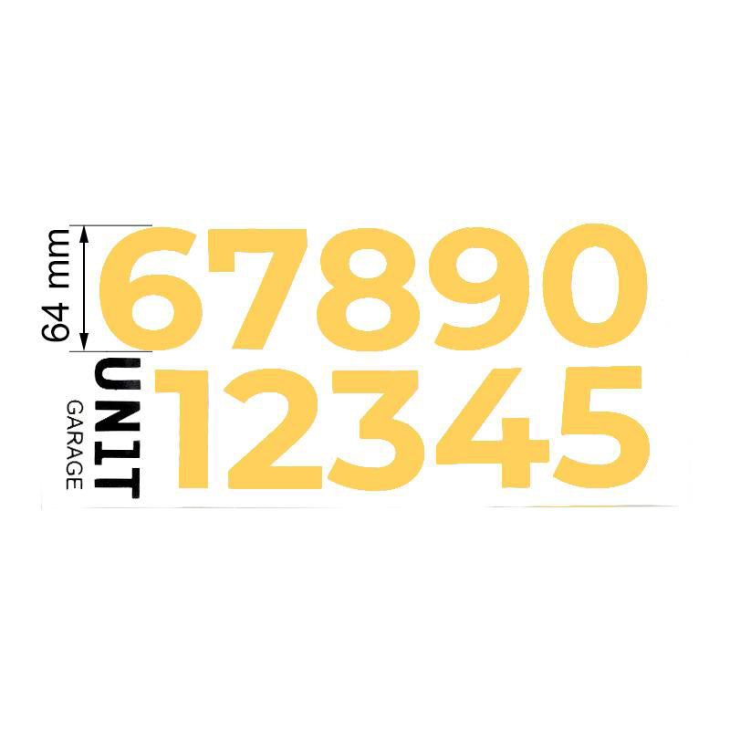BMW R 850 GS / R 1100 GS / R 1150 GS Adventure [1994-2004] - Yellow sticker numbers