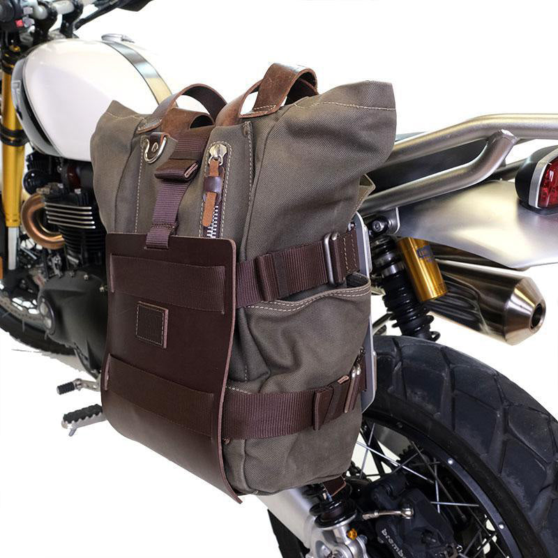 BMW R 850 GS / R 1100 GS / R 1150 GS Adventure [1994-2004] - Alu-Taschenhalter + verstellbarer Lederfront, Schnellkuppl. + Rahmen
