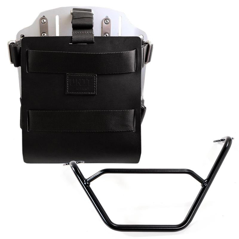 BMW R 1250 GS Adventure [2019-2023] - Aluminium-Taschenhalter mit verstellbarer Lederfront, Schnellkupplung und Rahmen