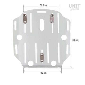 BMW R 1150 GS [1999-2004] - Aluminium-Taschenhalter mit verstellbarer Khali-Vorderseite in Hypalon