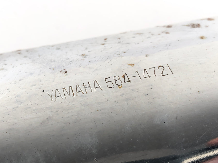 YAMAHA XS 650 TYPE 447 [1975] - Uitlaatvakgerel links en rechts
