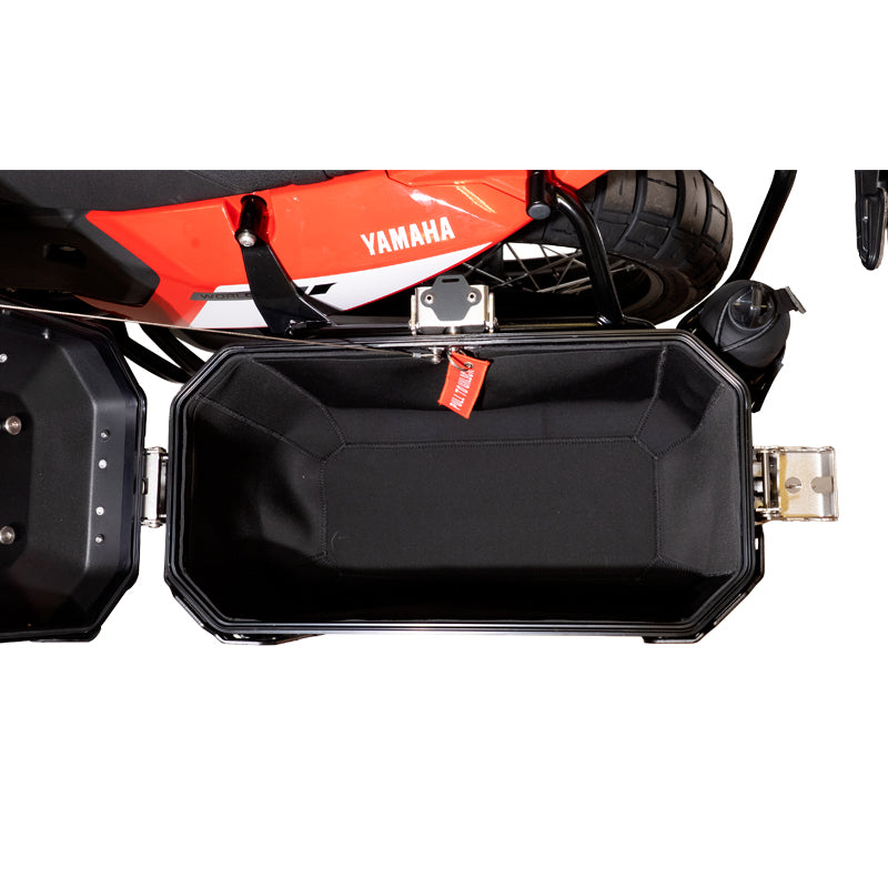 BMW R nineT 1200 Roadster [2014-2023] - Neopren-Innenauskleidungen für Aluminiumtaschen Atlas 48L + 41L Auspuffseiten + Neopren-Innenauskleidung für Atlas 44L-Topcase