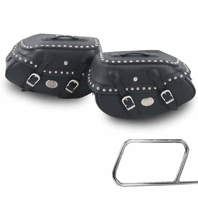 Motortas [Hepco & Becker] - zadeltassen Buffalo Custom - buistashouder
