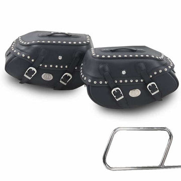 Motorradtasche [Hepco & Becker] - Satteltaschen Buffalo Custom – Rohrpacktaschenhalter