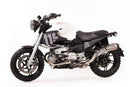 BMW R 1150 R [2000-2006] - Schwarzer Leder- und Canvas-Sattel für