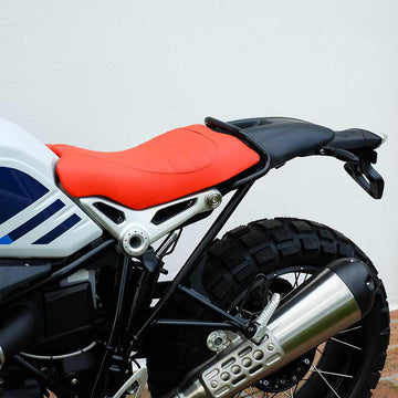 BMW R nineT 1200 Urban G/S (hoher Auspuff) [2017-2023] - Einzelsitzbank orange in sky