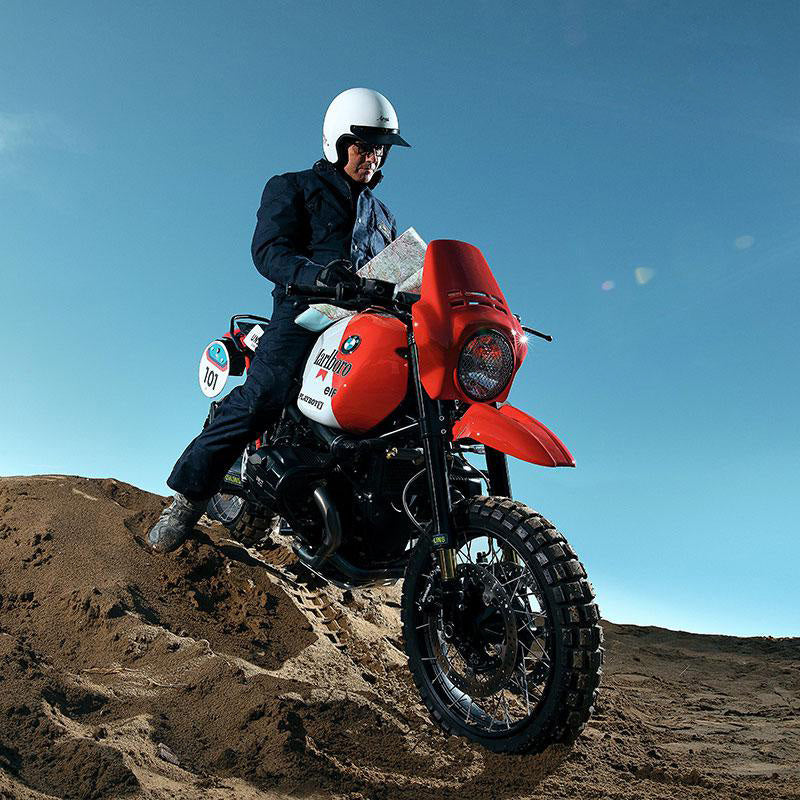 BMW R nineT 1200 Urban G/S (hoher Auspuff) [2017-2023] - Paris Dakar GR86 Panzer