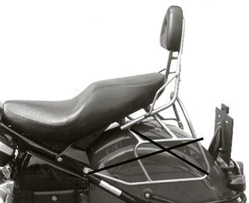 Kawasaki VN 1500 Drifter [1999-2003] - Sissybar ohne Gepäckbrücke