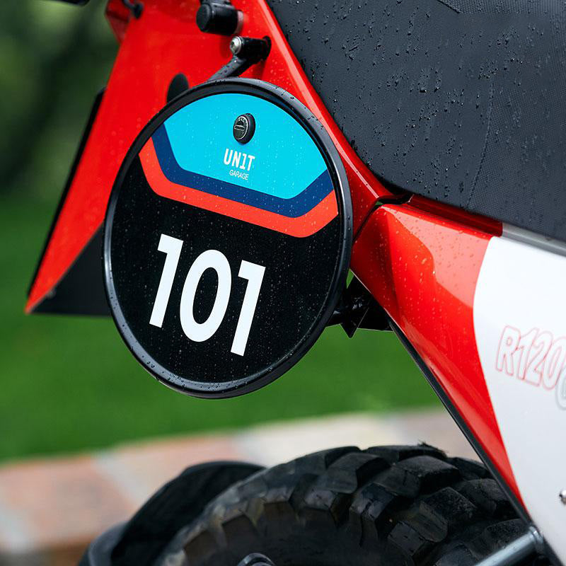 BMW R 1150 GS Adventure [2002-2006] - Startnummerntafel mit Schnellverschluss und Schloss