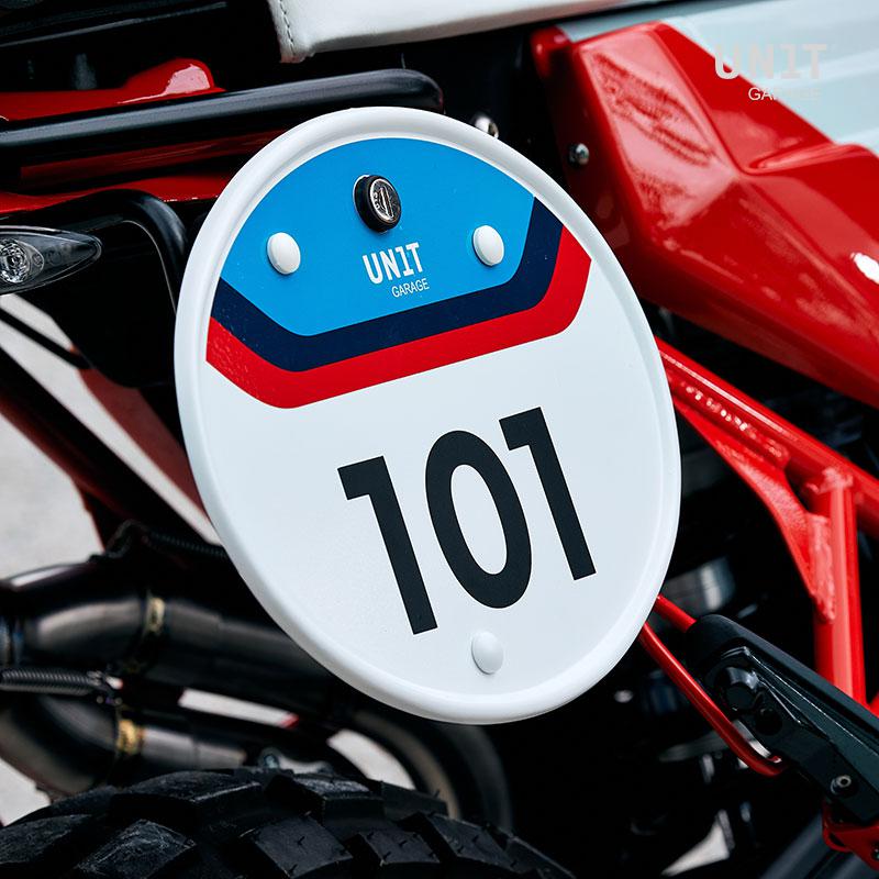 BMW R 12 nineT [2024-2026] - Startnummerntafel mit Schnellverschluss und Schloss