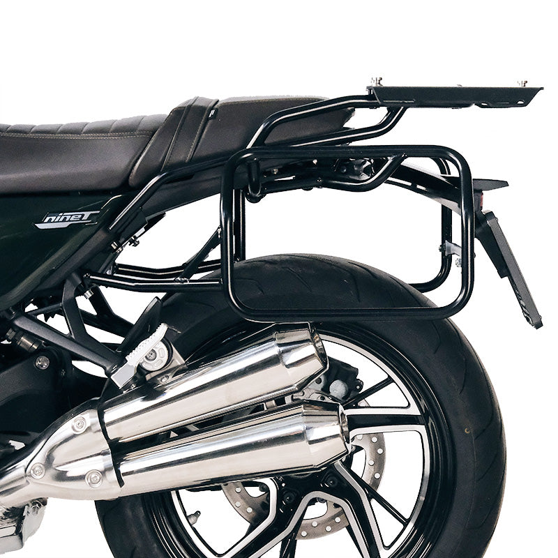 BMW R 12 nineT [2024-2026] - Atlas Aluminium-Seitenkoffer-Set 48L + 41L + Atlas Aluminium-Satteltaschenrahmen