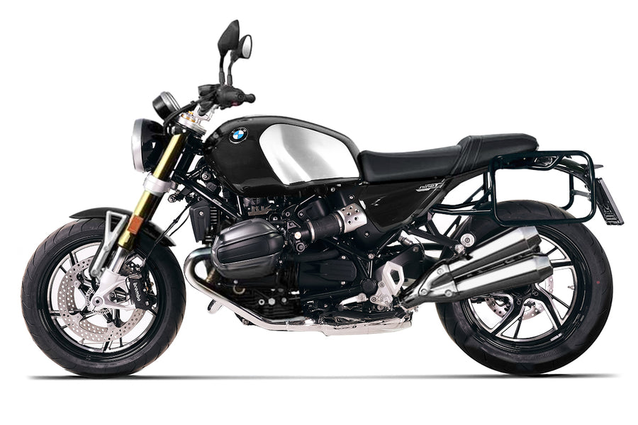 BMW R 12 nineT [2024-2026] - Atlas Aluminium-Seitenkoffer-Set 48L + 41L + Atlas Aluminium-Satteltaschenrahmen