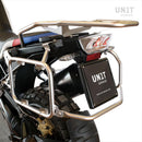 BMW R 1200 GS ADV LC [2014-2018] - Paar Cult-Seitentaschen Spaltleder 40–50L + Alu-Platte + Taschenrahmen Alu R1200GS LC - R1250GS & ADV