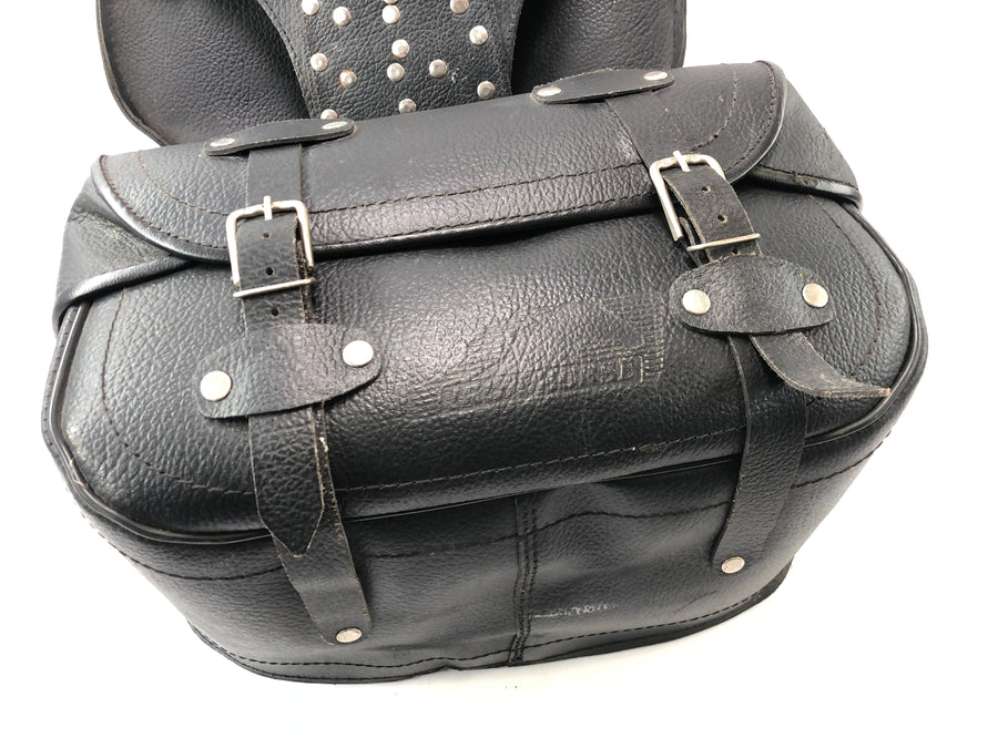 Zadeltassen leren chopper koffers