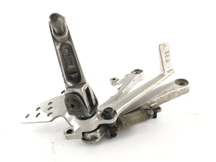 Yamaha YZF R6 RJ03 [2000] - Right footrest with brake pedal Driver's footrest