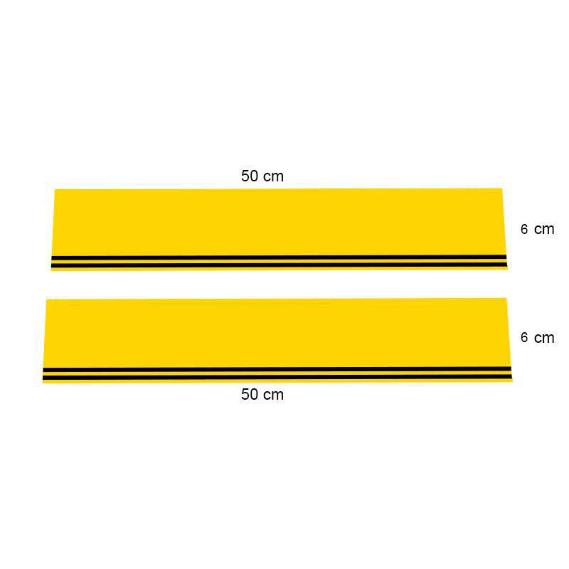 BMW R 1200 GS ADV LC [2014-2018] - Aufkleberstreifen 40 Jahre Gelb – 1 Meter