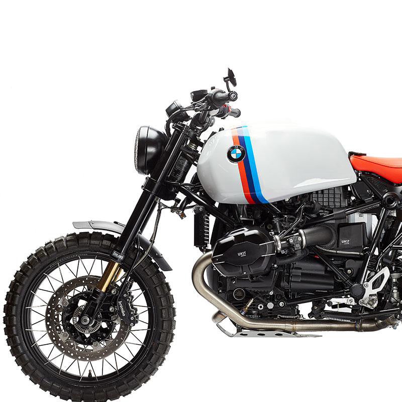 BMW R nineT 1200 Urban G/S (niedriger Auspuff) [2017-2023] - Ein Meter Motorsportaufkleber H45