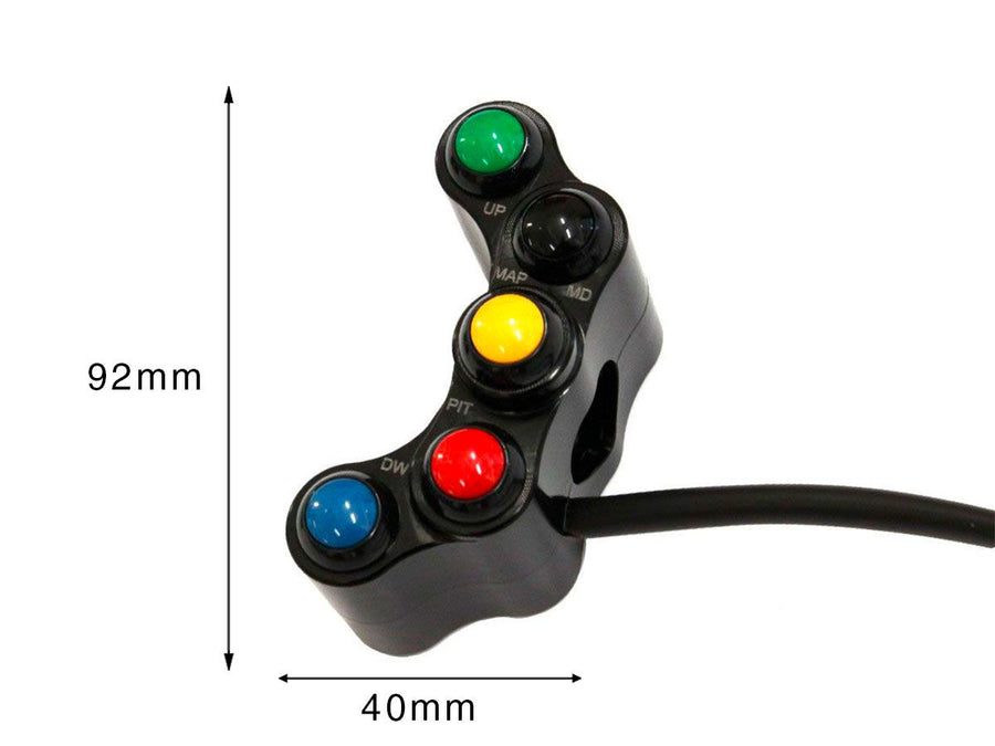 Ducati Panigale V4 R [2019-2020] - Racing switch unit left, 7 buttons - view 3